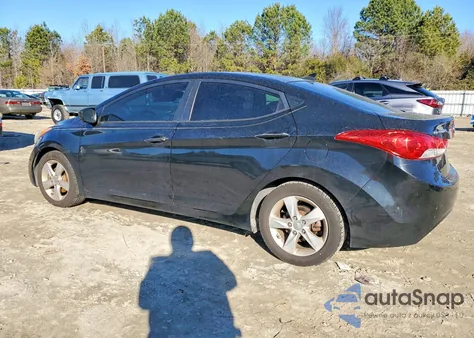 2013 Hyundai Elantra Gls z USA, uszkodzony, nr VIN 5NPDH4AEXDH177403